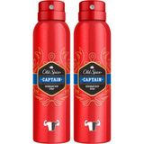 Old Spice Captain 2x150 ml Sprey Deodorant