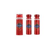 Old Spice Captain Duş Jeli Şampuan 400 Ml + 2 X 150 Ml Captain Deodorant (erkek Bakım Seti)