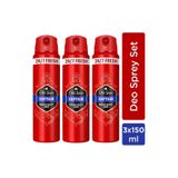 Old Spice Captain Erkek Sprey Deodorant 150 ml x3