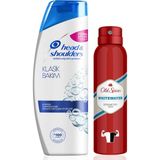 Old Spice Esanslı Erkek Bakım Paketi Deo 150 ml White Water + Head&Shoulders 400 ml Şampuan Klasik Bakım