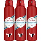 Old Spice Whitewater 3x150 ml Sprey Deodorant
