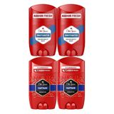 Old Spice Whitewater & Captain Men 4x50 ml Karma Erkek Stick Roll-On