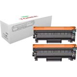 Oldem Plus Brother TN-2550XL /MFC-L2861DW Siyah-Beyaz Lazer Yazıcı Toneri 2 Li Paket