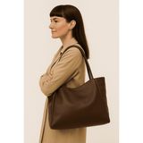 Oldso Kadın Omuz Çanta Büyük Boy Shopper - Standart - Kahverengi