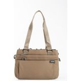 Oldso Sanmorris 6 Bölmeli Su Geçirmez Kadın Paraşüt Kumaş Çapraz ve Omuz Çantası Shopper - Standart - Haki