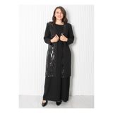 OLEA XXL Büyük Beden Abiye Elbise Tunik Takım 4008