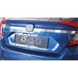 Oled Garaj Honda Civic Fc5 2016-2021 İçin Uyumlu Krom Bagaj Logo Çıtası 2 Parça
