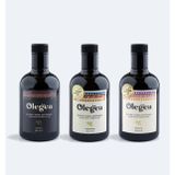 Olegea Gurme Tadım Paketi 3x500 ml - Soğuk Sıkım Natürel Sızma Zeytinyağı (Memecik, Arbequina, Ayvalık)