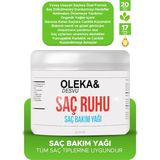 Oleka&Desvu Saç Ruhu Bitkisel Saç Bakım Yağı, Hızlı Saç Uzatan Dökülme Karşıtı Onarıcı Dolgunlaştırıcı
