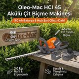 Oleo-Mac Hcı45 Akülü Çit Biçme Makinesi 5.0 Ah Akü - Şarj Cihazı