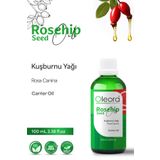 Oleora Kuşburnu Çekirdeği Yağı, Sabit Yağ, (Rosehip Seeds Oil) Carrier Oil, Pure 100 mL