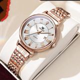 Olevs Kadın Kol Saatleri - Rose Gold - Beyaz