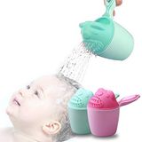 OLEWELL Durulama Şampuan Durulama Bebek Durulama Kupası Bebek Banyo Durulama Saç Kabı Bebek Gözlerini Korumak için Yıkayın (Yeşil)