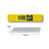 Olfa LB-10 10'lu Standart Geniş Maket Bıçağı Yedeği