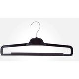 Olgun Home 18 Adet Geniş Plastik Pantolon Elbise Askısı Çentikli Askı 34 cm HD34 - Siyah