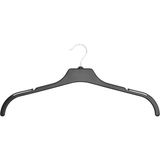 Olgun Home 36 Adet Plastik Elbise Askısı Çentikli Döner Başlıklı Kıyafet Askı 42 cm BPT42 - Siyah