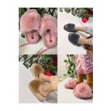olgun slipper 3'lü Sessiz Tüylü Ev Terliği