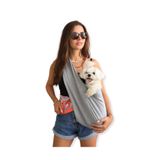Oli and Lui Açık Gri Köpek Taşıma Çantası (Pet Sling – Ana Kucağı) AÇIK GRİ