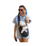 Oli and Lui Koyu Gri Köpek Taşıma Çantası (PET SLİNG) Ana Kucağı