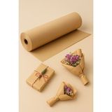 Oli Art 50 cm x 10 M Rulo Kraft Kağıt - Hediye Paketi, Çiçek Sarımı, Ambalaj, Kargo Paketleme, El Işi 1 Adet