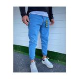 Oliggopol Erkek Mavi Paçası Lastikli Boyfriend Jogger Jean Kot Pantolon