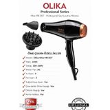 OLİKA Mira 2200 W Ac Motor Difüzörlü Saç Kurutma Makinası, Fön Makinası