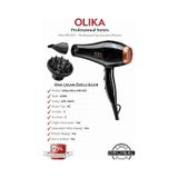 Olika Mira MR-007 2200 W Ac Motor Saç Kurutma Makinesi siyah