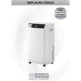 Olimpia Splendid Aquaria S1 24 P Nem Alma Cihazı 24 L/Gün | Sessiz Çalışma, Tekerlekli Taşınabilir, Enerji Tasarruflu
