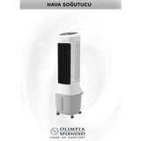 Olimpia Splendid Peler Tower 10 Buharlı Hava Soğutucu 38 W Güç Kaynağı ile Uzaktan Kumandalı