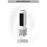 OLIMPIA SPLENDID Peler Tower 10 Hava Soğutucu Evaporatif Serinletici, 10 L Depo, 24 Hız, Uzaktan Kumandalı