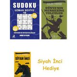 Olimpos Yayınları Sudoku Uzman Seviye 15 + Dünyanın Merkezine Yolculuk + Siyah Inci Hediye - Hayır