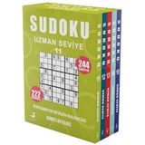 Olimpos Yayınları Sudoku - Uzman Seviye Seti - 5 Kitap Takım 11 - 12 - 13 - 14 - 15