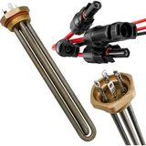 Olinea PM-29934 40MM Pirinç Başlıklı Solar Rezistans - Mc4 Konnektörlü Pabuçlu Tam Set - 0 - Siyah
