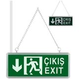 Olinea Zmr ZMR-670/Y.02 3W Yukarı-Aşağı Yön Acil Çıkış Yönlendirme Tabelası - Lambası (38X30X36MM) - Seçenek