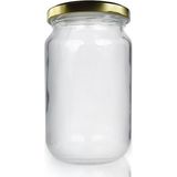 Olio Cam Kavanoz 370 ml 48 Adet - 1 Adet - Şeffaff