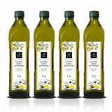Olio villa Natürel Sızma Zeytinyağı Extra Virgin 1L (4 Adet)