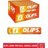 Olips Limon Portakal Aromalı Şeker 28 gr Karışık Tat 24 Adet Paket İçinde