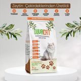 Oliva Cat Zeytin Çekirdeğinden Üretilen Doğal Tozsuz 7 lt Kedi Kumu