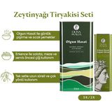 Oliva Malia Zeytinyağı Tiryakisi Seti (5 Lt Olgun Hasat, 2 Lt Natürel Sızma Zeytinyağı) - 7 lt
