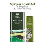 Oliva Malia Zeytinyağı Tiryakisi Seti (5 LT Olgun Hasat, 2 LT Natürel Sızma Zeytinyağı)