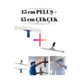 Oliva Nero 2'li Set Cam Silecek Kauçuk Cam Silici 45cm + 45 cm Cam Peluş Çekçek