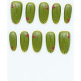 Olive Beauty - El Yapımı Tekrar Kullanılabilir Protez Takma Tırnak - NC265