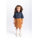 Oliven The Kid Gabardin Kız Çocuk Etek Taba