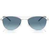 Oliver Peoples OV1358S Silver Mavi Unisex Güneş Gözlüğü - Gümüş