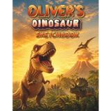 Oliver's Dinosaur Sketchbook: Personalized Dinosaur Sketchbook for Boys – Custom Name Art Journal, Drawing Pad & Coloring Book – Ages 3+ | Gift for ... Fun, Cut & Frame Pages, 8.5x11 Inches