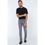 Olivia Butik Digital Jeans Dar Kesim Slim Fit Erkek Açık Gri Kot Pantolon - 30 / 32