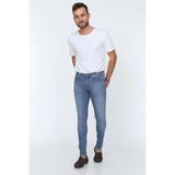 Olivia Butik Digital Jeans Dar Kesim Slim Fit Erkek Açık Mavi Kot Pantolon - 29 / 32