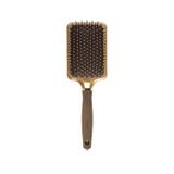 Olivia Garden Expert Care Rectangular Nylon Bristle Altın ve Kahverengi Saç Fırçası Large