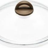Olivilla Extra 24 cm Cam Pyrex Kapak Kahverengi Kulplu