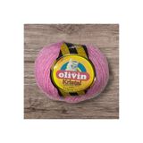 Olivin Kristal Yumuşak Simli İp 100gr. 1 Adet Yeni Ürün Pembe